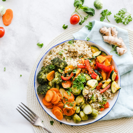 Assiette de légumes